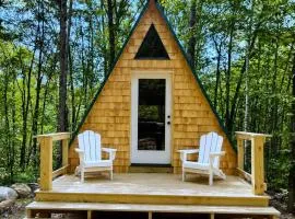White Mountains A-Frame Off-Grid Stars Firepit