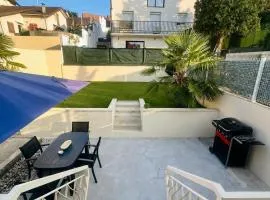 Maison Du Bonheur-Jardin privée-Parking PRIVE-Barbecue-CDG Airport-Parc Asterix-Disneyland-Paris-Parc des Expo