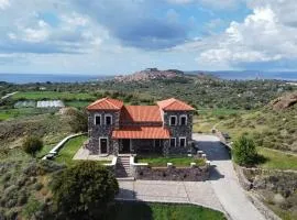 Molivos Castleview Luxury Villa with private parking