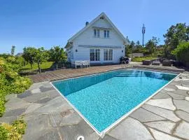 Amazing Home In Stabbestad With Private Swimming Pool, Can Be Inside Or Outside