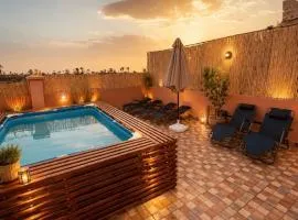 Khyli rooftop 1 vue palmerie