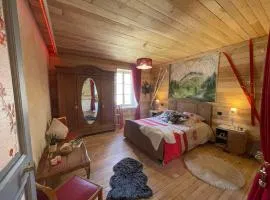 Chambre montagne avec Etang Domaine L'Insolite KOSI