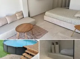 studio indépendant avec jardin & piscine dans villa