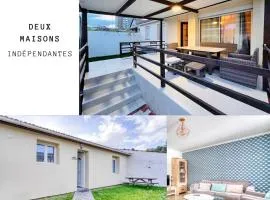 2 independent houses near Paris and Parking