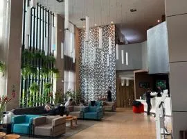 Lindo Flat Part Grand Mercure Varanda aconchegante