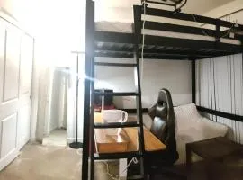 Loft Bed, Private Bath, Free Washer and Dryer, Free WiFi