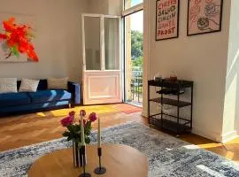 Villa am Moselufer, Balkon mit Flussblick, 82qm, Traben-Trarbach