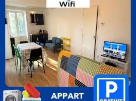 26 CHIC & COSY NOIRETABLE F2 55m2 WIFI SMART TV NETFLIX