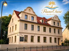 Hotel Fluss Oase - Feldschlößchen, Hotel in Weißenfels