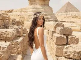 Safari pyramids view