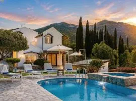 Villa Claire Corfu - 10-Acre Private Pool Villa with Guesthouse