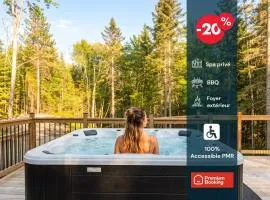 Confort Scandinave with Kéroul, Private spa & BBQ