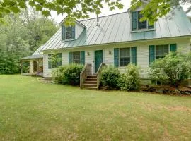 Deck & Wooded Views! Rural Windham Group Retreat