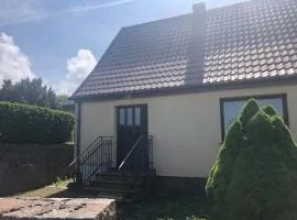 House next to a lake