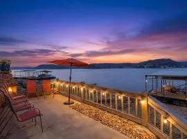 Zero-Step Dock Life with Big Views, Lake Toys, Firepit, Boat Slip at 43MM
