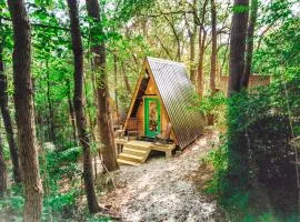 Romantic A-Frame Couples Retreat Cozy and 12 Acres