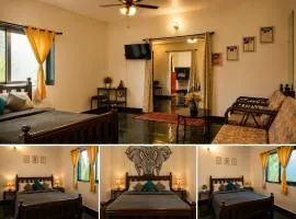 Goarize Apartments 1BHK with Pool & Kitchen in Vagator