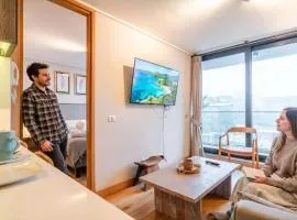 HOM I 1D1B, Calefaccion Central, Piscina temperada, WiFi, Estacionamiento