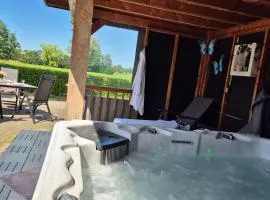 Dalerheugte Drenthe Vakantiehuisje Wellness 4 met jacuzzi, prachtig uitzicht en twee slaapkamers