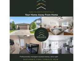 The Bella! West Nampa Private 3 Bedroom Home