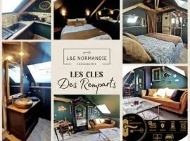 LES CLES DES REMPARTS - Appartement privé à thème tout équipé - Atypique - Centre Saint-Lô - Gare - Haras - Parking public gratuit - Entrée autonome - Wifi - Netflix - TV XXL - Lit 160x200