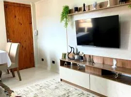 Apto 2 quartos garagem 8min Facul Braz Cubas UMC