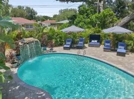 Palm Paradise Waterfall Oasis by Clearwater Beach