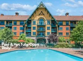 Walk to Waterpark Mtn Views Pool Hot Tub 419