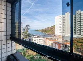 Apto c/ varanda e vista mar em Guarapari - DBH0807