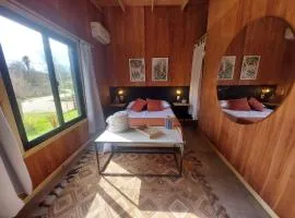 Madera y sal Cabañas piriapolis