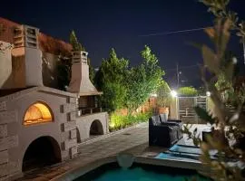 Villa Asterousia with Private Night Spa, BBQ & Lounge