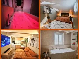 Nid cosy - Balnéo, lit king size & ambiance cinéma