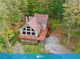 Mountain retreat w 2 fireplaces & lake