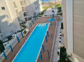 Beautiful Apartment with Sea View & Pool- résidence Costa- Chott Mariem- Sousse