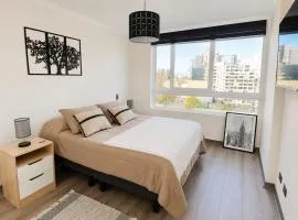 Moderno y amplio Departamento 1D1B con fabulosa Vista al Parque Ecuador y a la ciudad