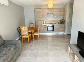 Air-conditioned apartment with parking near Caen
