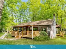 Modernized Log Cabin w Hot Tub Fire Pit & Views