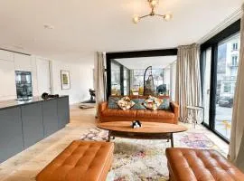 Modern Jungfrau View Apartment with Terrace and AC at Interlaken West Station