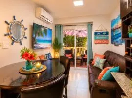 Apartamento familiar de 2 recamaras frente al mar