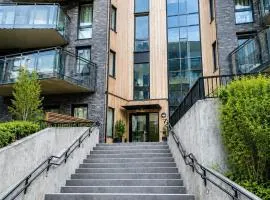 Modern Oslo snow Apartment Free Parking & Self Check-in