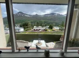 Panoramic balcony over Seyðisfjörður