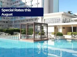 Cool & Quiet 2BR at Marina Spatial - Pool, Kitchen, Near Dumaguete Port