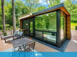 Modern Riverside Cabin w Hot Tub Fire Pit Kayaks
