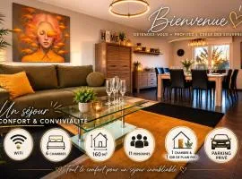 Maison Harmonie 6 chambres Parking Reims Champagne