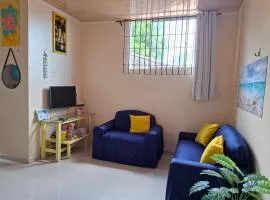 Casa 700m Praia com Ar Churrasqueira e Garagem