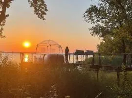 Bulle étoilée sur l'estuaire de la Gironde