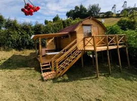 GlampingTerraza del cielo con jacuzzi