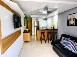 Praia de Guaibim a 40m da Praia Apartamento Térreo com Ar Condicionado 2 Quartos Estacionamento Privado