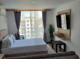 Tribeca Loft Acacias Moderno estudio con balcon y aire acondicionado