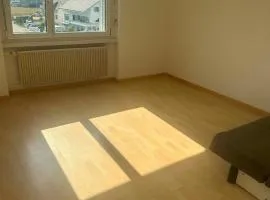 2 bedrooms and a living room